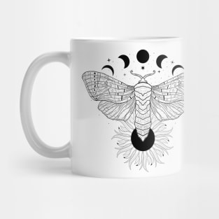 Satin Moth | Sun and Moon Mug